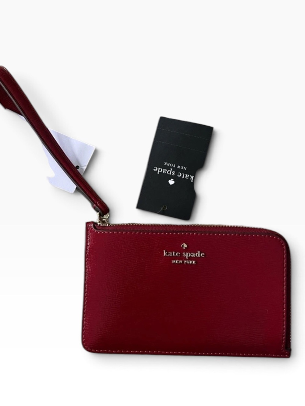 Kate Spade New York Lucy Small L-Zip Card Holder Wristlet (Style KN215) NWT - Picture 2 of 3